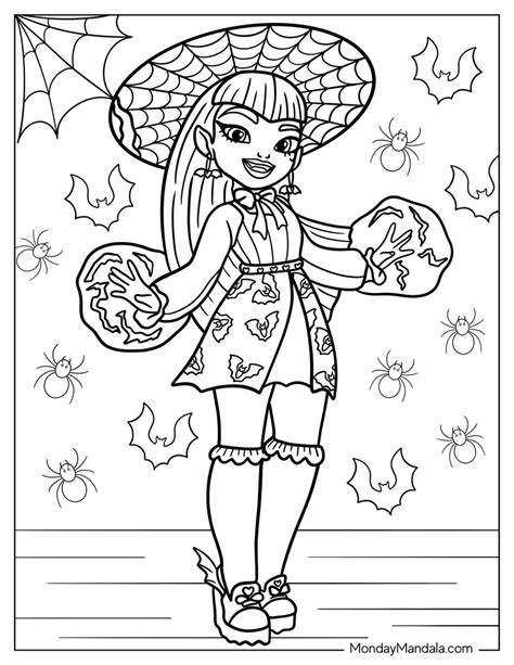 28 Monster High Coloring Pages (Free PDF Printables)