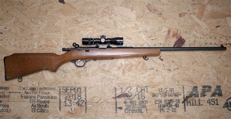 Glenfield Marlin Model 25 22S/L/LR Police Trade-In Rifle with Scope, JM Stamp (Mag Not Included ...