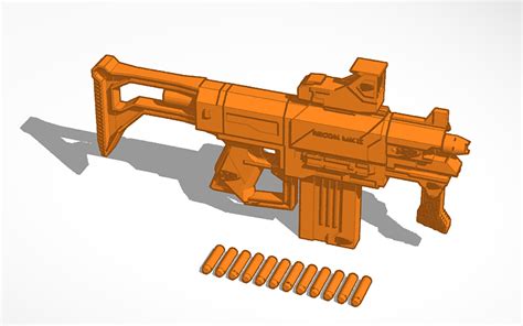 3D design nerf gun is working - Tinkercad