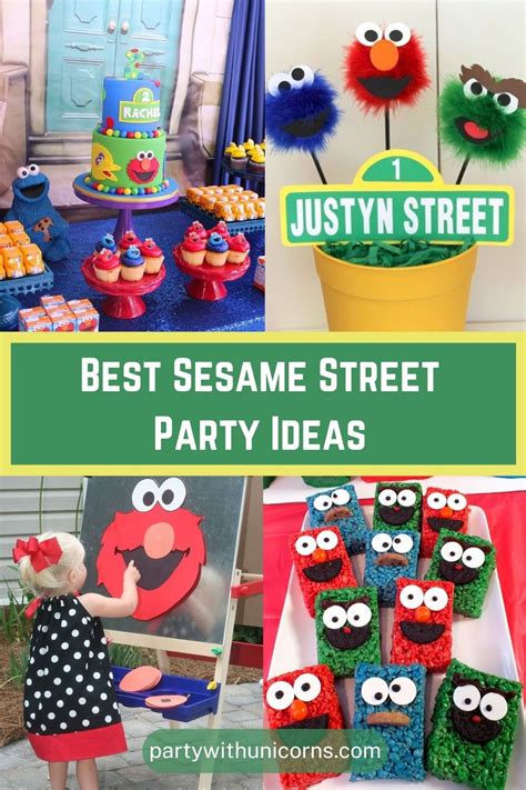 42 Best Sesame Street Party Ideas - Party with Unicorns