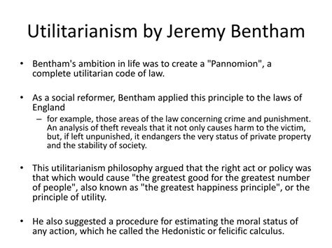 Utilitarianism Examples