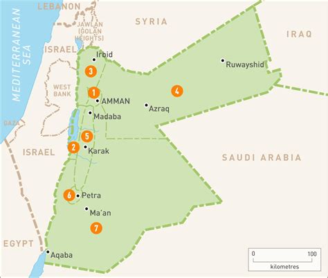 Amman Jordan map - Amman Jordan on map (Western Asia - Asia)