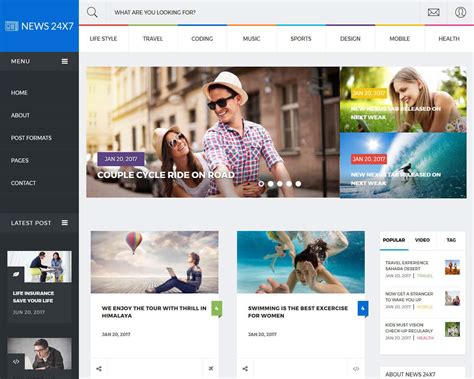 14 Best News and Magazine Website Templates 2024 - TemplateMag