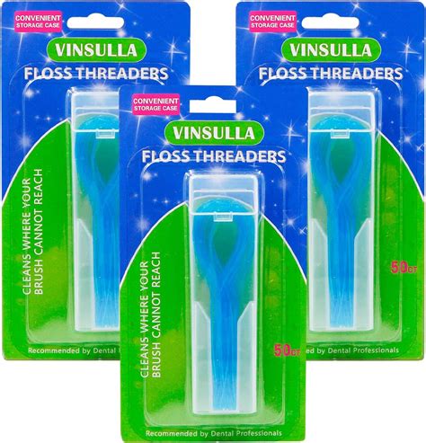 Amazon.com: Floss Threaders for Braces, Bridges, and Implants 150 Count ...