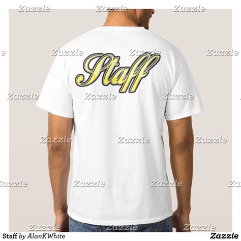 Staff T-Shirt | T shirt, Shirts, Shirt designs