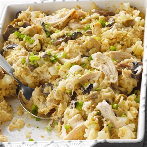 Creamy Chicken and Mushroom Rice Casserole | Knitting and Crochet Forum