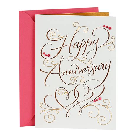 Buy Hallmark Signature Anniversary Card for Couple (Happy Anniversary) Online at desertcartUAE