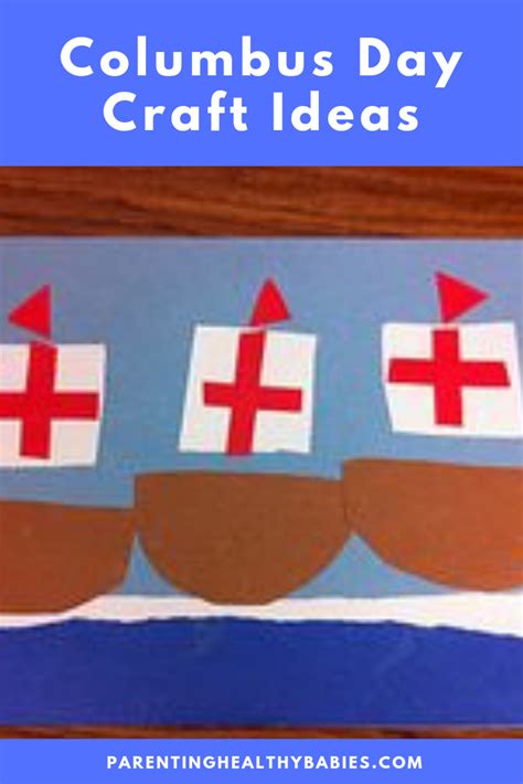 16 Easy Columbus Day Craft Ideas and Activities for Kids | Columbus day, Crafts, Crafts for kids