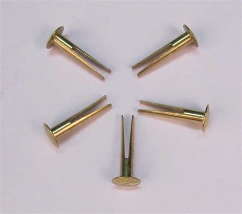 3/4" Brass Split Rivets | Set of 5 | Shop Parts | Gerstner