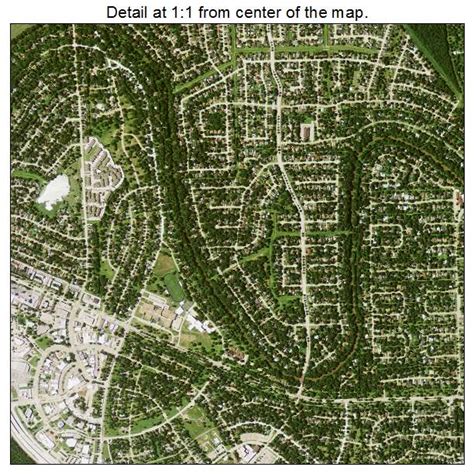 Aerial Photography Map of Lake Jackson, TX Texas