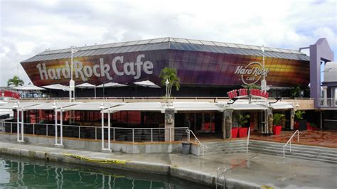 Travels - Ballroom Dancing - Amusement Parks: Having a hamburger in the Miami Hard Rock Cafe