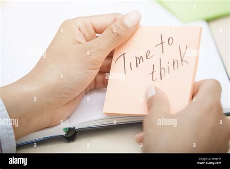 Time to think Stock Photo - Alamy