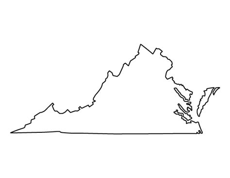 Printable Virginia Template