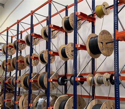 Coil Storage Racks For Reels Of Cable Or Rolls of Material