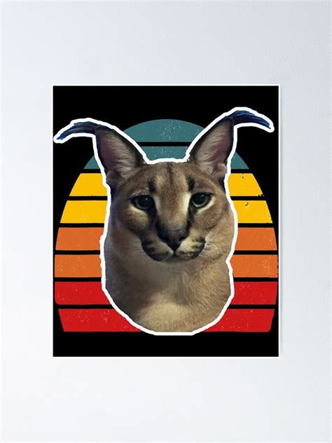 "Big Floppa Meme" Poster for Sale by definitediffere | Redbubble