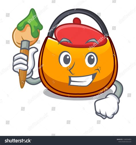 Artist Female Hobo Bag Isolated On Stock Vector (Royalty Free) 1258354855 | Shutterstock