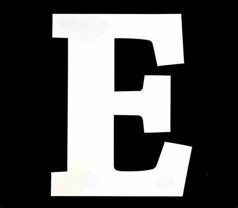 12″ Foam Core Greek Letter Epsilon | Parade Float Stuff