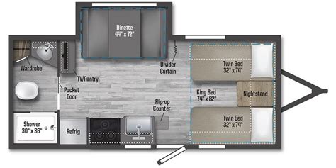 2023 Winnebago Micro Minnie 2108TB Travel Trailer Specs