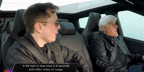 Jay Leno Cruises in the Tesla Cybertruck with Elon Musk