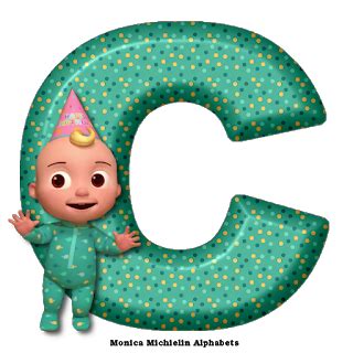 Monica Michielin Alphabets: COCOMELON PIJAMAS BABY ALPHABET LETTERS PNG ...