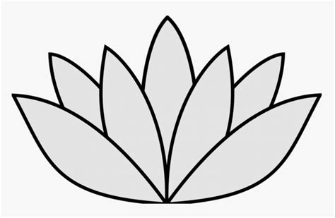 Elegant Image Of Easy To Draw Flowers Easy Drawings - Simple Lily Pad Drawing, HD Png Download ...