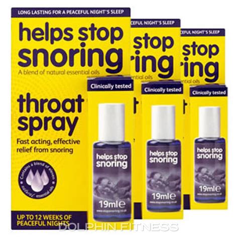 Help Stop Snoring Throat Spray (6 x 19 ml)