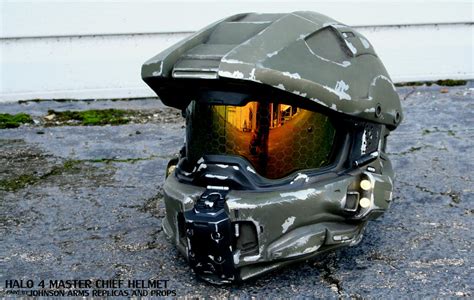 Halo 4 Master Chief Replica Helmet by JohnsonArmsProps on DeviantArt