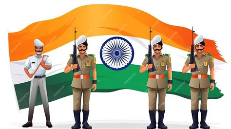 Premium AI Image | Indian airforce day with indian flag theam and indian solders Generative ai