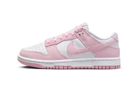 Nike Dunk Low Pink Corduroy FN7167-100 Release Info | Hypebeast