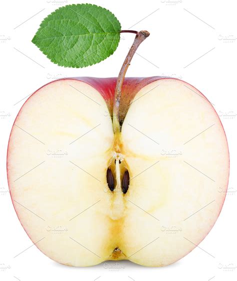 cut half an Apple ~ Food & Drink Photos ~ Creative Market