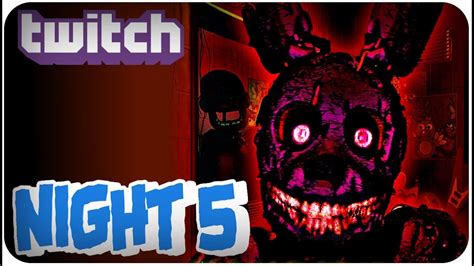 I BEAT NIGHT 5!! Five Nights At Freddy's 3 - FNAF 3 Live Stream - YouTube