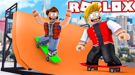 PARQUE DE SKATE NO ROBLOX ! (Skateboard Simulator) - YouTube