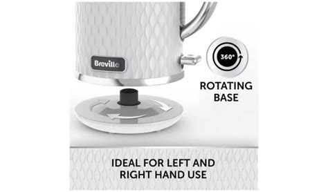 Breville Curve Kettle – White and Chrome - MRD COOKWARE