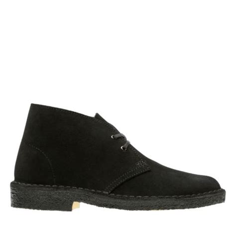 Desert Boot. Black Suede - Women's Booties & Ankle Boots - Clarks ...