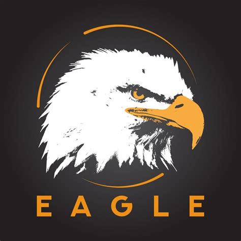 Premium Vector | Hand sketched eagle logo