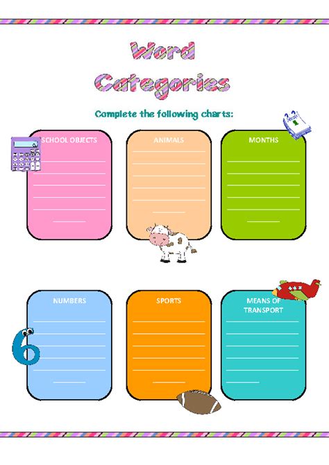 Word Categories