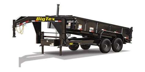 Big Tex Trailers 14GT Heavy Duty Telescopic Gooseneck Dump