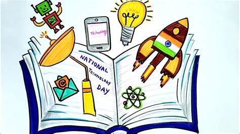 National Technology Day drawing | Easy to draw National Technology day Poster - YouTube