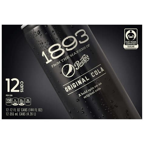 Pepsi Cola 1893, Original Cola, 12 Fl Oz, 12 Count - Walmart.com - Walmart.com