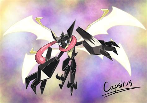 I made a fusion of Greninja and Necrozma (Necrozja? Nincrozma?) how is ...