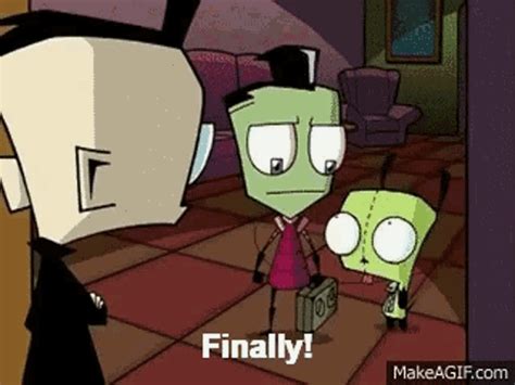 Finally Invader Zim GIF - Finally Invader Zim Laughing - Discover & Share GIFs