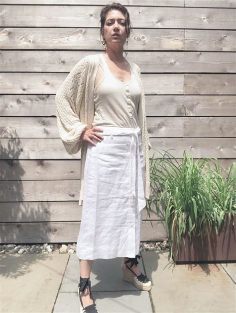 White Linen Skirt - Season's Best