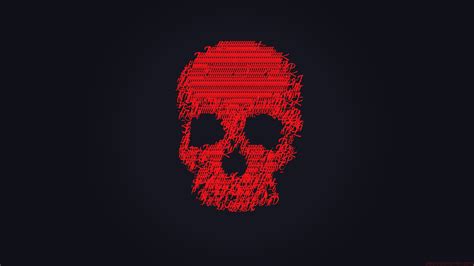 Red Skulls Wallpaper