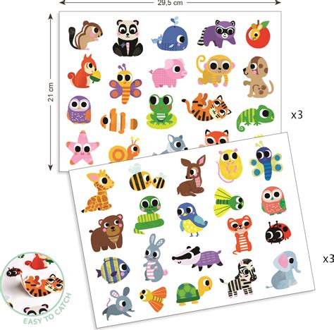 Pg Stickers Baby Animals - Kiddlestix Toys