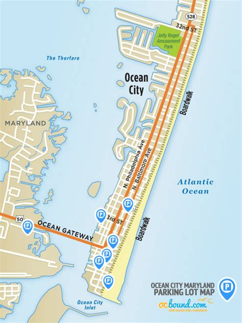 Ocean City Inlet Parking Lots - Ocean City, MD | OCbound.com