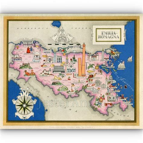 Faenza Italy Map - Etsy