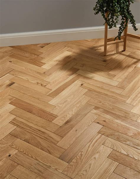 Oxford Herringbone Natural Oak Engineered Wood Flooring | Engineered wood floors oak, Natural ...
