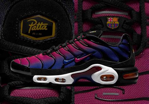 Com as cores do Barcelona. Nike e Patta inovam o modelo Air Max Plus