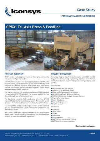 CS0020 - BMW GP531 Press and Feedline | PDF