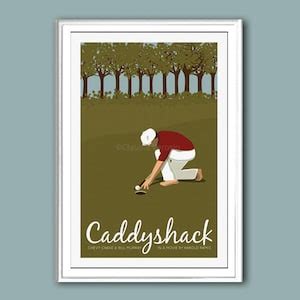 Movie Poster Caddyshack Retro Print in Various Sizes - Etsy